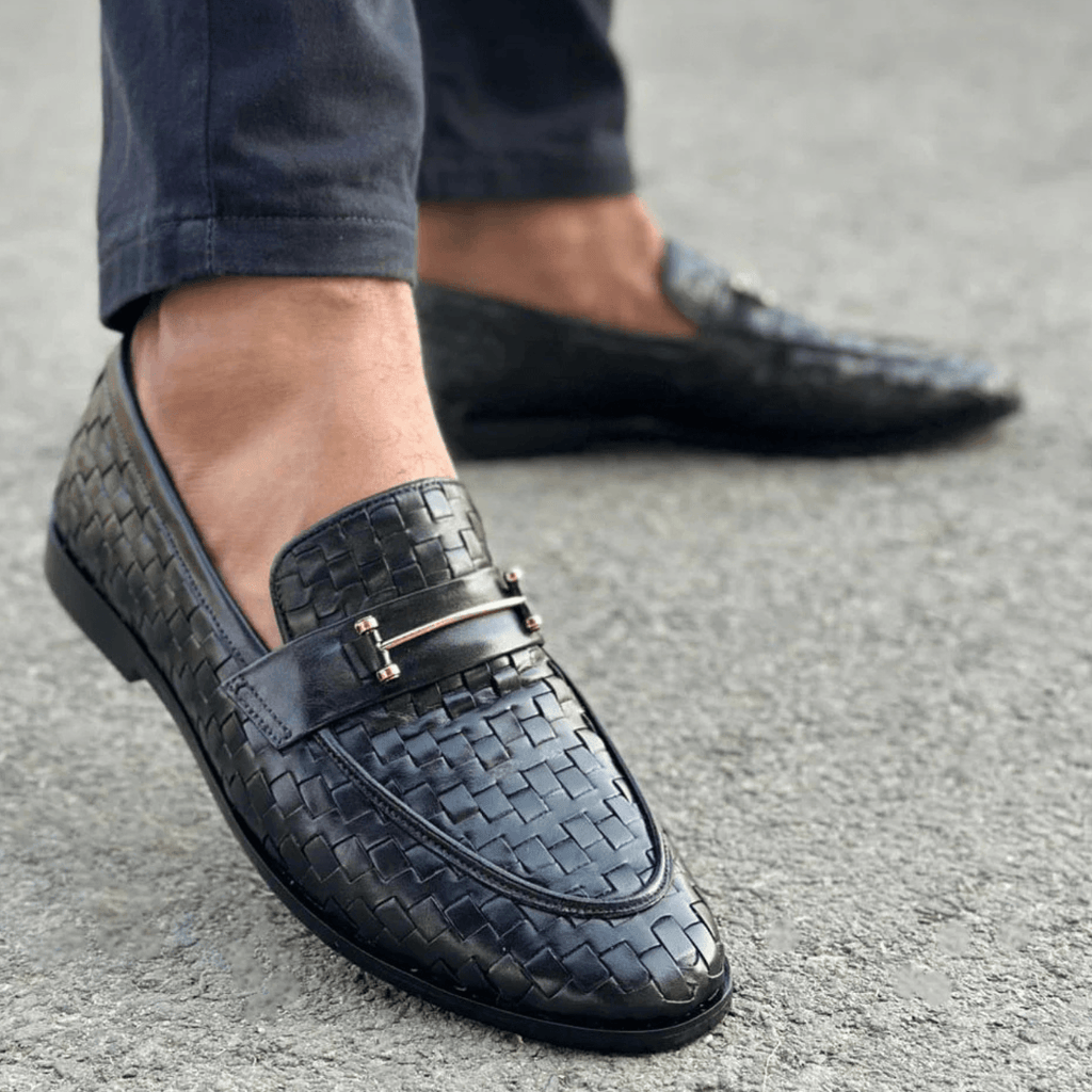 Men's Handmade Handwoven Leather Loafers – Tailor Leather