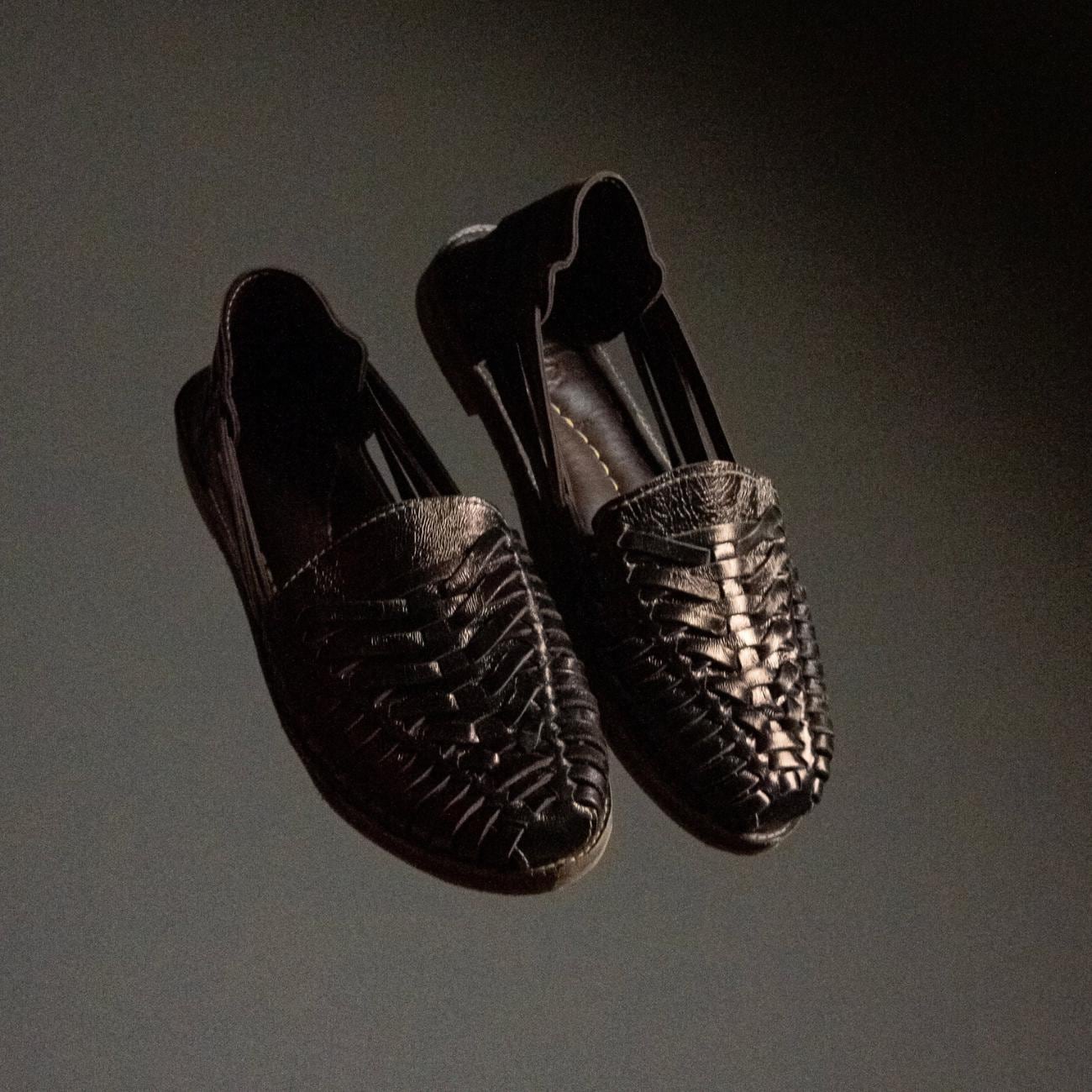 Handmade Leather Huarache Sandals: Mexican Woven Comfort Shoes
