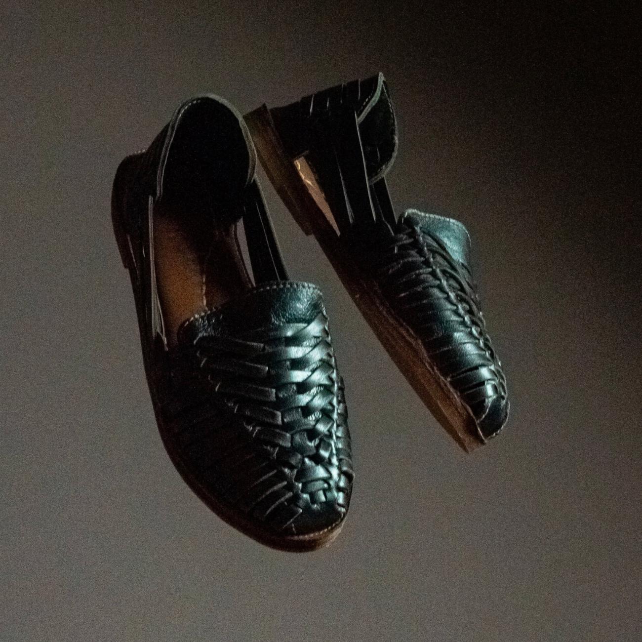 Handmade Leather Huarache Sandals: Mexican Woven Comfort Shoes