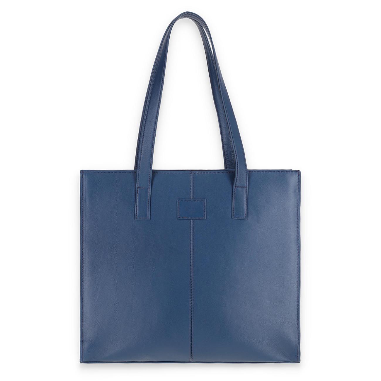 Handmade Leather Tote Bag: Tan Brown Zipper Handbag, Shoulder Bag for Everyday Carry