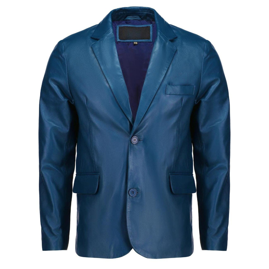 Men's Handmade Lambskin Leather Blazer – Tailor Leather