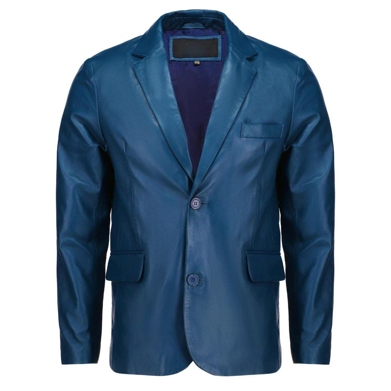 Men's Handmade Lambskin Leather Blazer – Tailor Leather