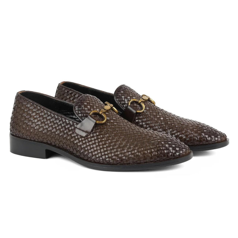 Men's Handmade Handwoven Leather Loafers – Tailor Leather