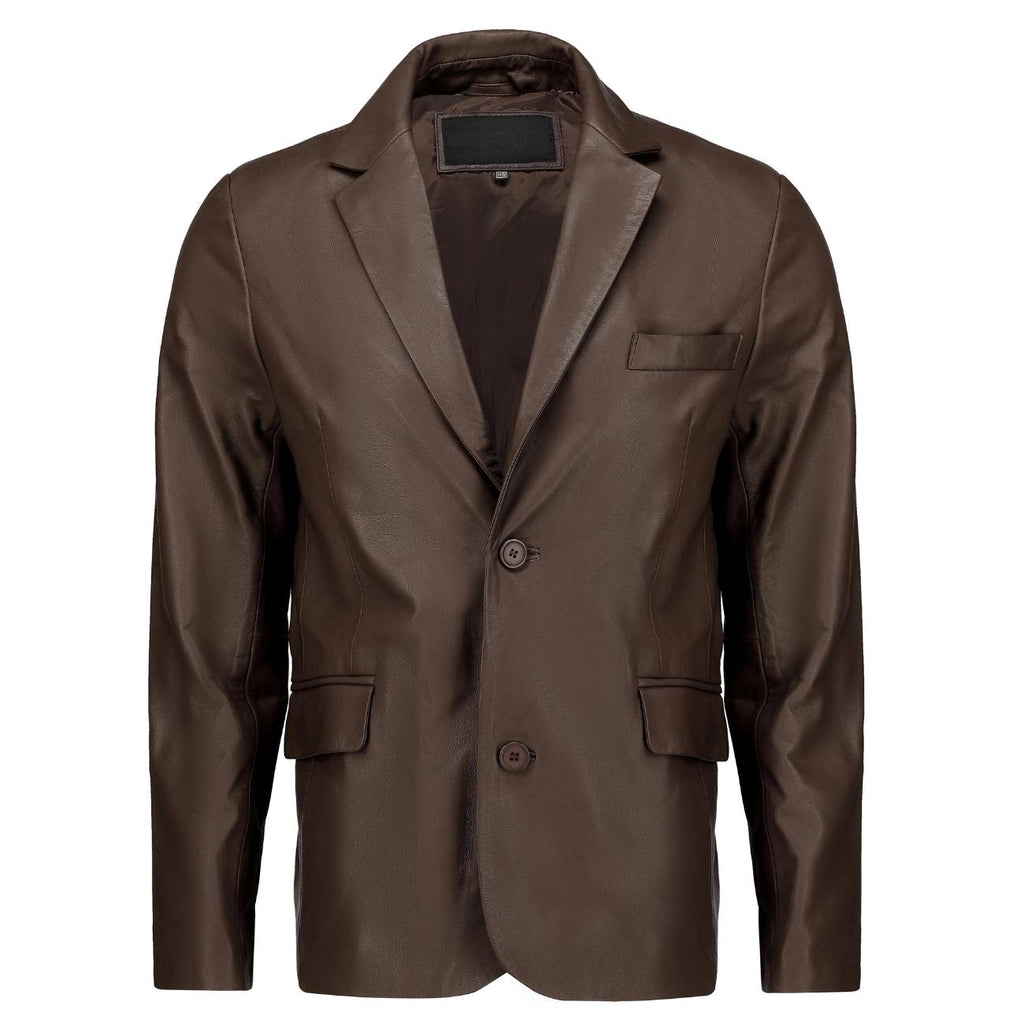 Men's Handmade Lambskin Leather Blazer – Tailor Leather
